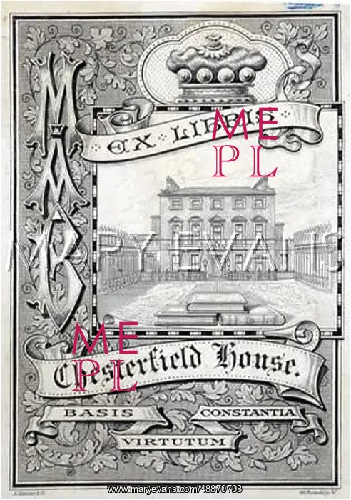  : BOOKPLATE / CHESTERFIELD H