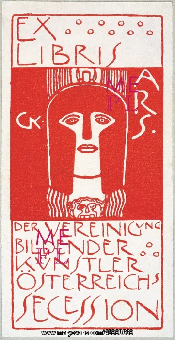 : Bookplate of the Viennese Secession : Bookplate of the Viennese Secession
