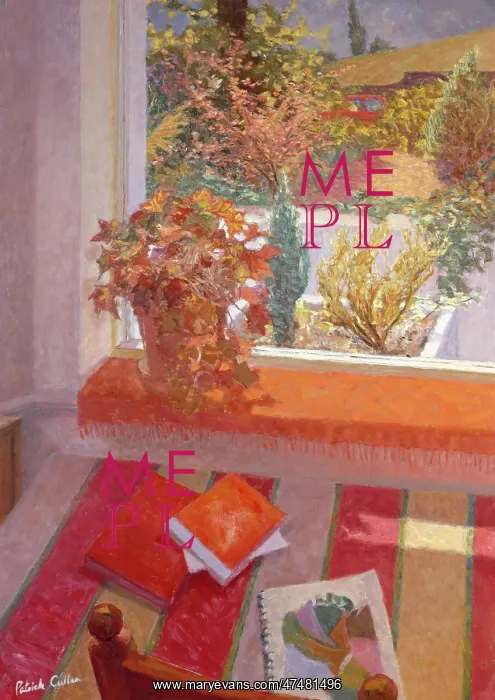 : Three books in a window : Three books in a window