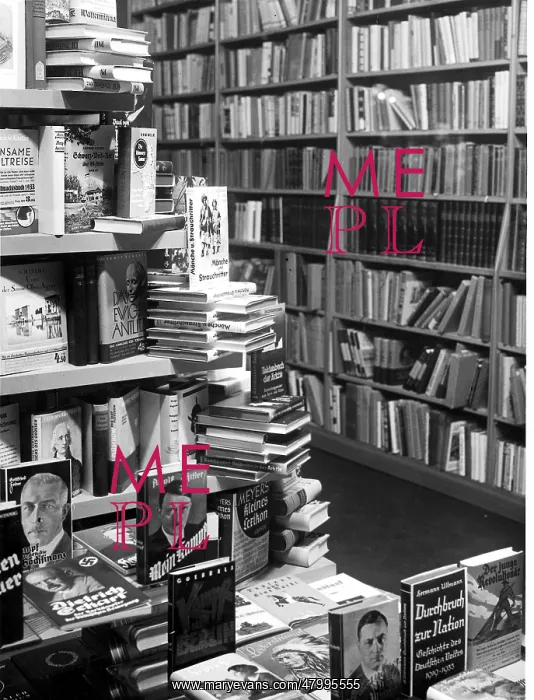 : Bookshop window, Christmas 1933 : Bookshop window, Christmas 1933