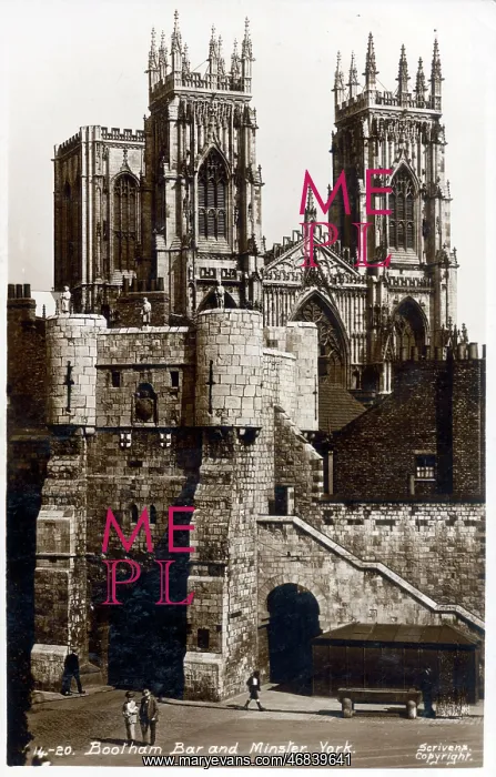: Bootham Bar and Minster, York : Bootham Bar and Minster, York