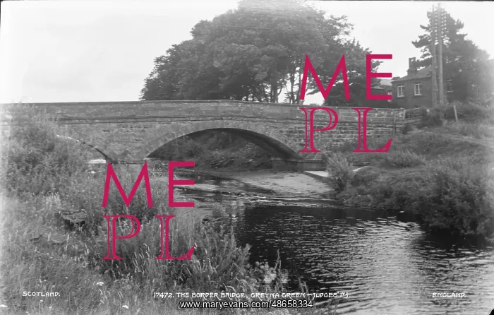 : The Border Bridge at Gretna Green : The Border Bridge at Gretna Green