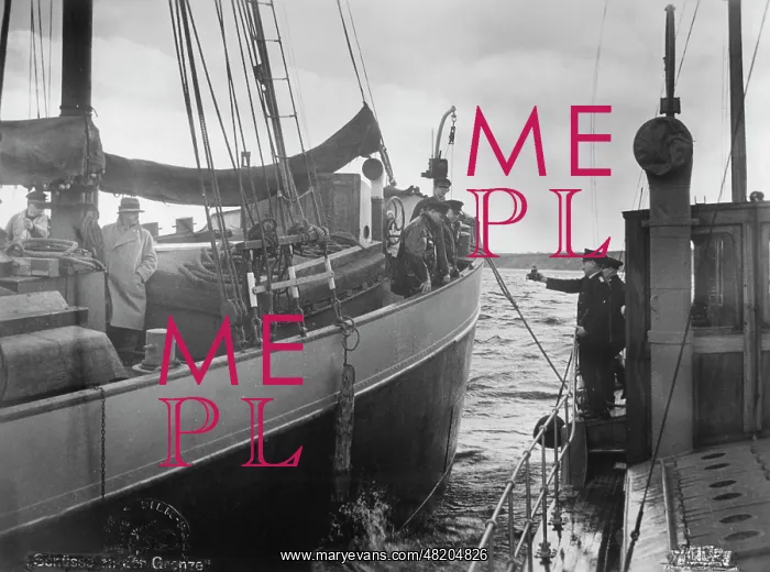 : Border control of a ship, 1933 : Border control of a ship, 1933