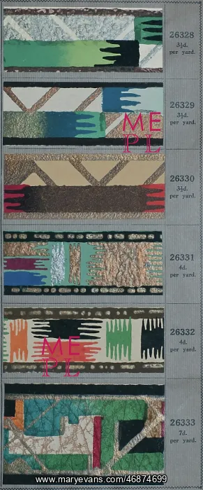 : Border designs, SMB wallpaper sample book : Border designs, SMB wallpaper sample book