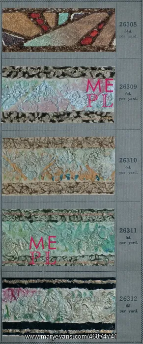 : Border designs, SMB wallpaper sample book : Border designs, SMB wallpaper sample book