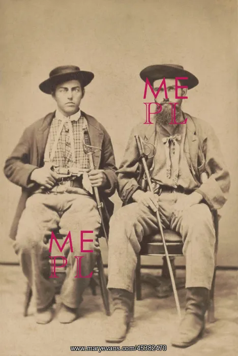 : Two Border Ruffians, pro-slavery activists : Two Border Ruffians, pro-slavery activists