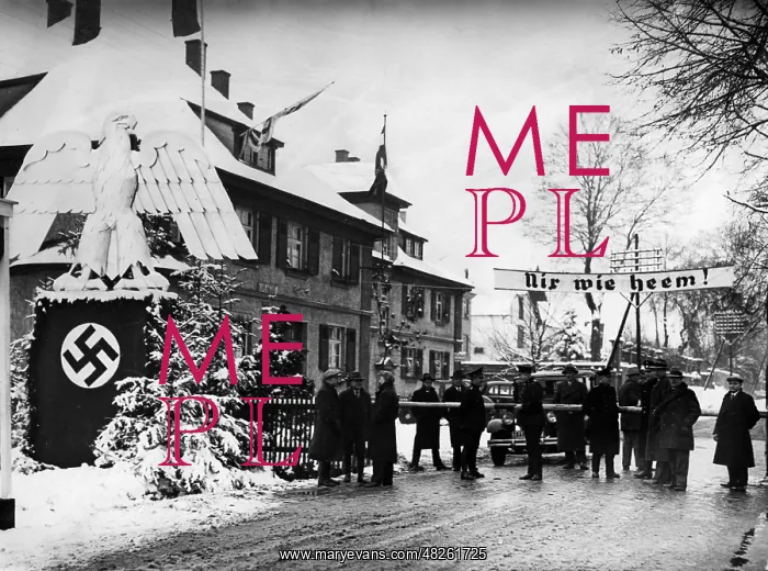 : Border in Saarland, 1935 : Border in Saarland, 1935