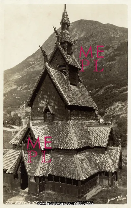 : Borgund Stave Church, Norway : Borgund Stave Church, Norway