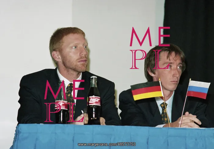 : Boris Becker and Brand Karbacher : Boris Becker and Brand Karbacher