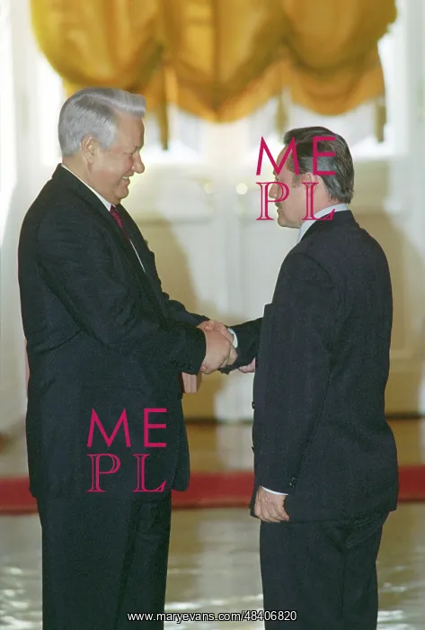 : Boris Yeltsin at ceremony of state awarding, 1996 : Boris Yeltsin at ceremony of state awarding, 1996