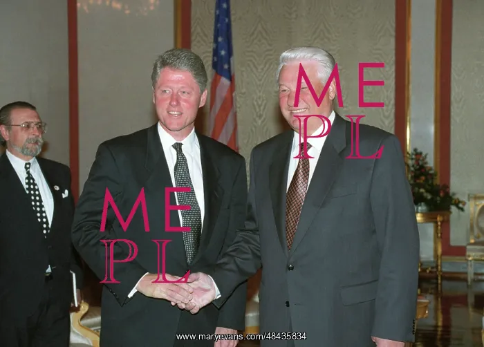 : Boris Yeltsin and Bill Clinton, 1995 : Boris Yeltsin and Bill Clinton, 1995