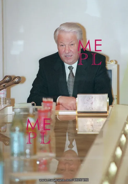 : Boris Yeltsin at Consultative Council, 1996 : Boris Yeltsin at Consultative Council, 1996
