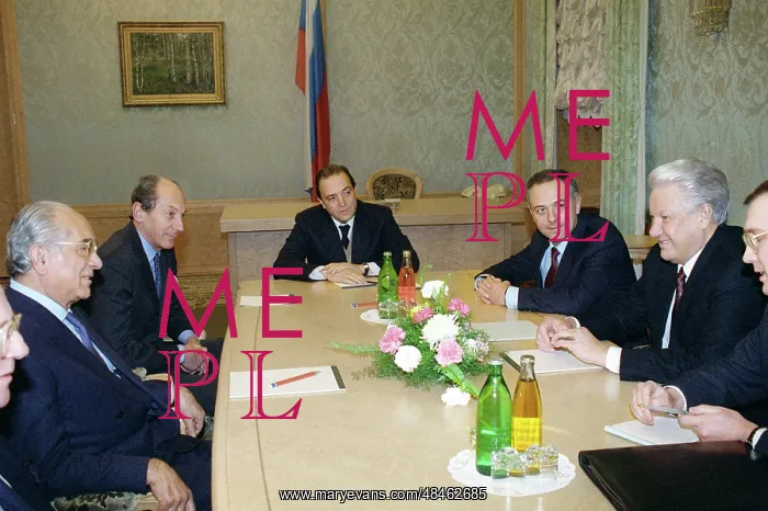  : Boris Yeltsin and Emilio Colombo, 1992