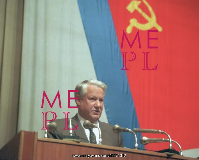 : Boris Yeltsin at extraordinary session of Supreme : Boris Yeltsin at extraordinary session of Supreme