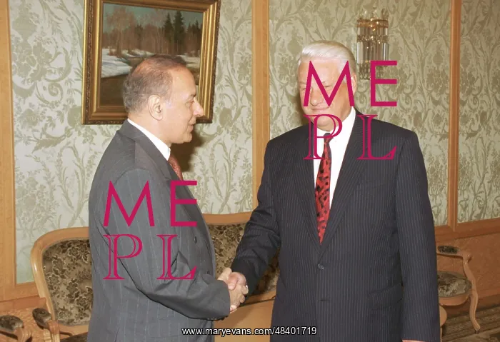  : Boris Yeltsin and Geydar Aliyev, 1993