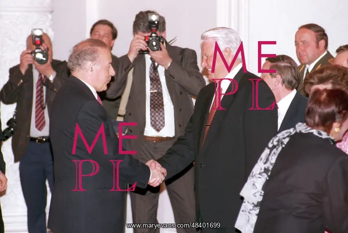 : Boris Yeltsin and Geydar Aliyev, 1995 : Boris Yeltsin and Geydar Aliyev, 1995