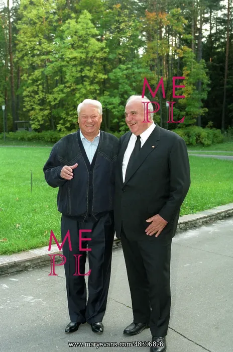: Boris Yeltsin and Helmut Kohl, 1999 : Boris Yeltsin and Helmut Kohl, 1999