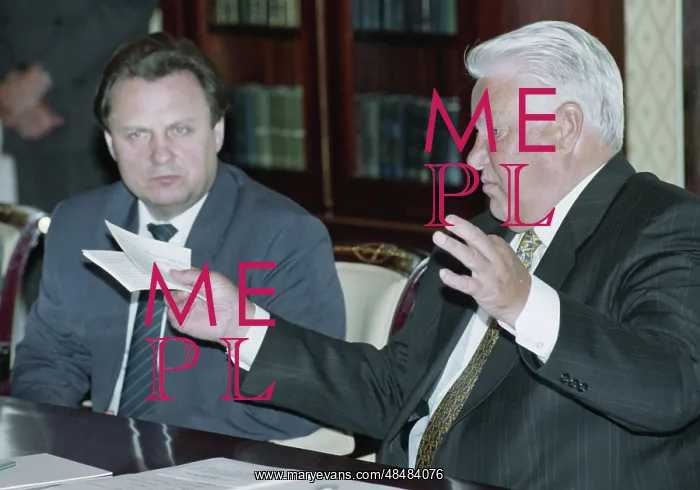 : Boris Yeltsin and Ivan Rybkin : Boris Yeltsin and Ivan Rybkin