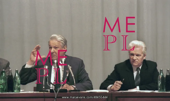 : Boris Yeltsin and Ivan Silaev, 1990 : Boris Yeltsin and Ivan Silaev, 1990