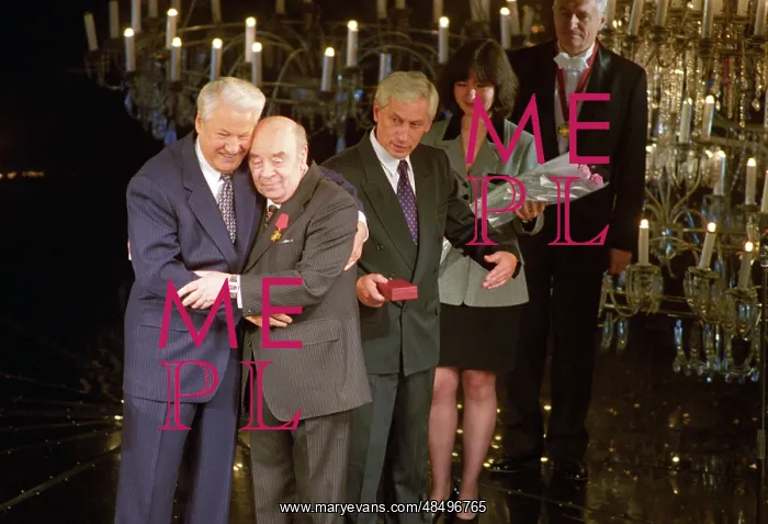 : Boris Yeltsin and Leonid Bronevoy, 1997 : Boris Yeltsin and Leonid Bronevoy, 1997