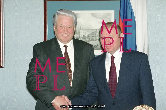 : Boris Yeltsin and Leonid Kravchuk, 1993 : Boris Yeltsin and Leonid Kravchuk, 1993