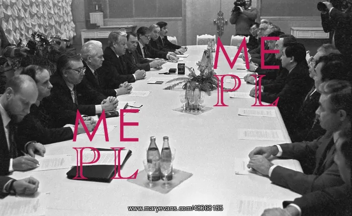 : Boris Yeltsin and Nursultan Nazarbaev, 1990 : Boris Yeltsin and Nursultan Nazarbaev, 1990
