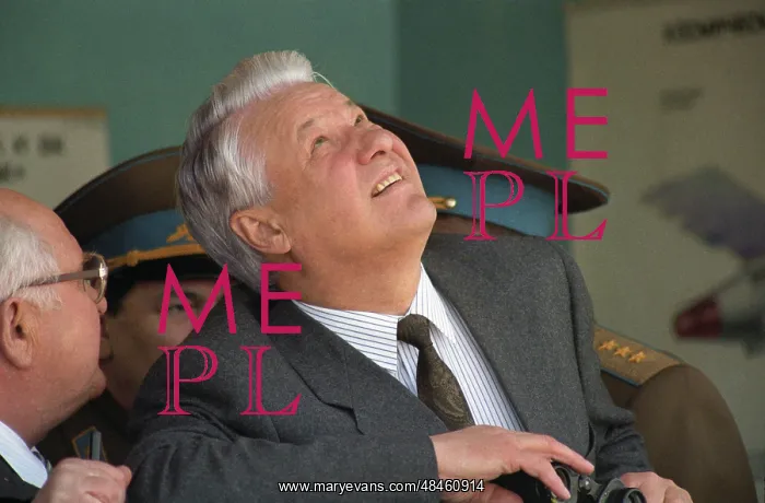 : Boris Yeltsin at Plesetsk Cosmodrome, 1992 : Boris Yeltsin at Plesetsk Cosmodrome, 1992