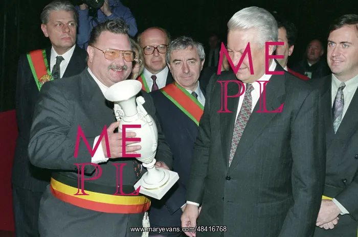 : Boris Yeltsin visit to Belgium, 1993 : Boris Yeltsin visit to Belgium, 1993