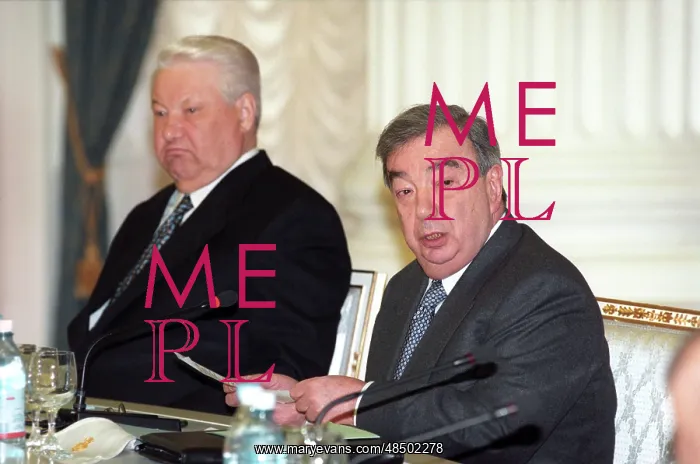 : Boris Yeltsin and Yevgeny Primakov, 1999 : Boris Yeltsin and Yevgeny Primakov, 1999