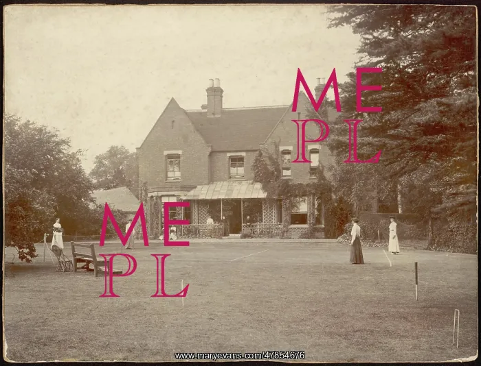 : BORLEY RECTORY 1890S : BORLEY RECTORY 1890S