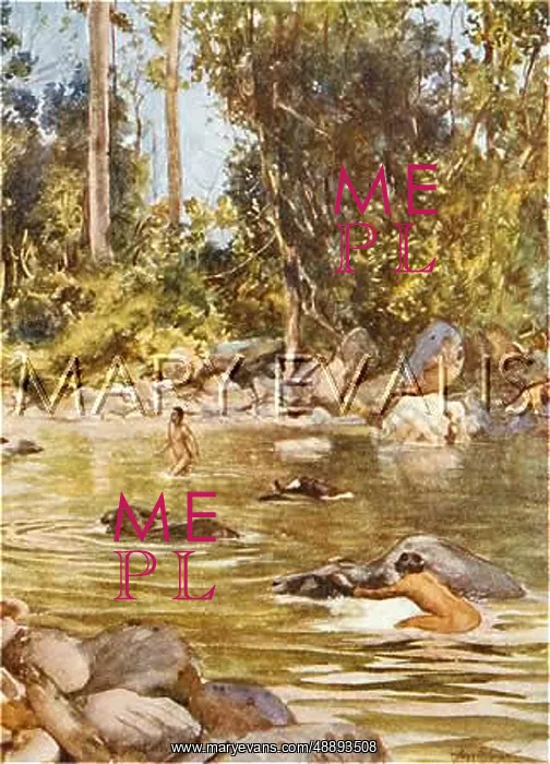 : BORNEO / RIVER SCENE 1913 : BORNEO / RIVER SCENE 1913