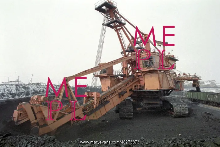 : Borodinsky open pit coal mine, 1987 : Borodinsky open pit coal mine, 1987