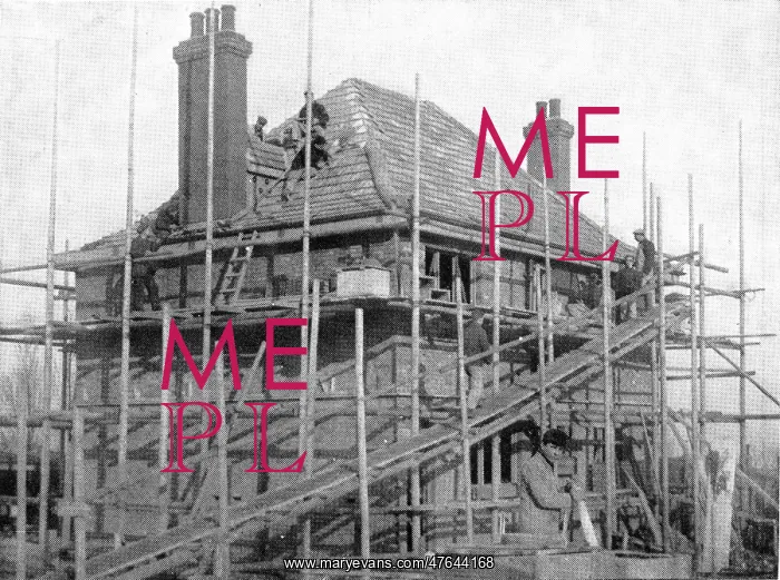 : Borstal Inmates Building a House : Borstal Inmates Building a House