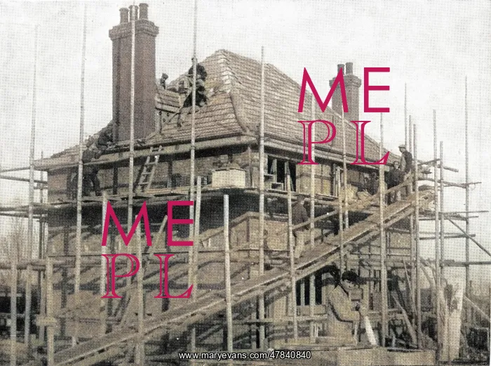 : Borstal Inmates Building a House : Borstal Inmates Building a House