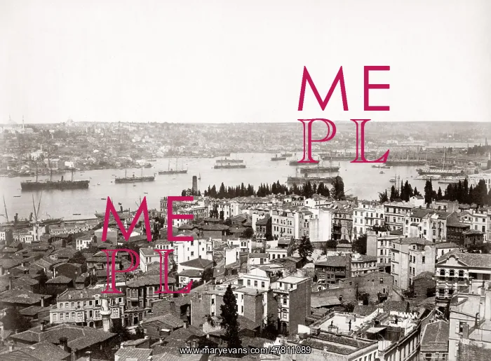 : Across Bosphorous, Constantinople, Istanbul, Turkey : Across Bosphorous, Constantinople, Istanbul, Turkey