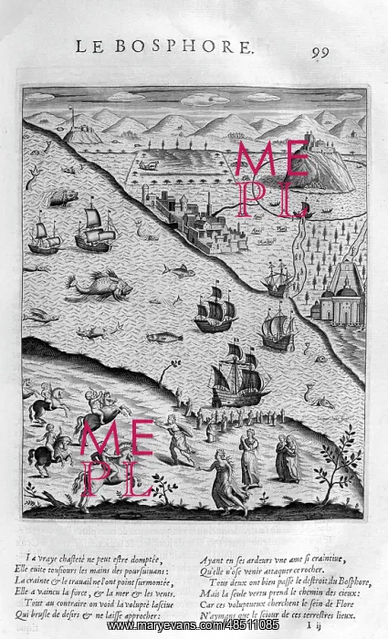 : The Bosphorus. Plate from Les Images Ou Tableaux : The Bosphorus. Plate from Les Images Ou Tableaux