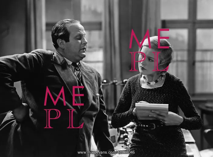 : Boss dictates to the secretary, 1930 : Boss dictates to the secretary, 1930