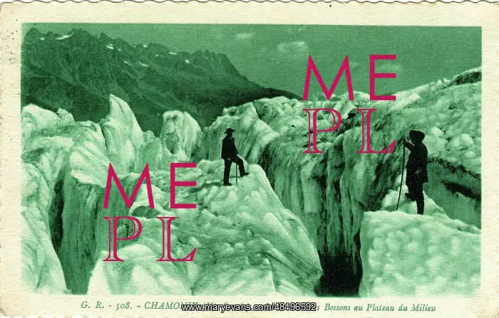 : Bossons Glacier, Chamonix, Haute-Savoie : Bossons Glacier, Chamonix, Haute-Savoie