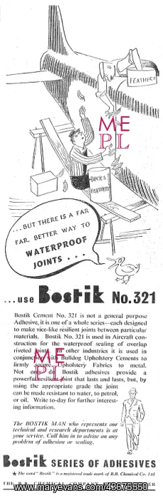  : Bostik Adhesives