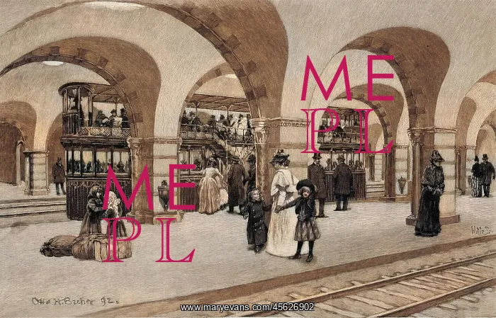 : BOSTON SUBWAY 1892 : BOSTON SUBWAY 1892