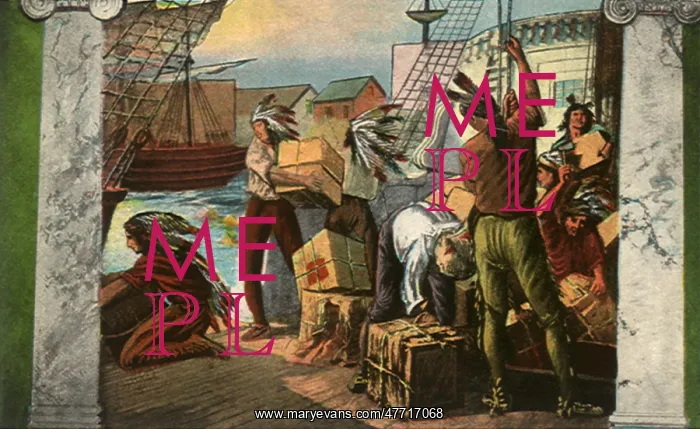  : Boston Tea Party. Boston Harbor - 1773