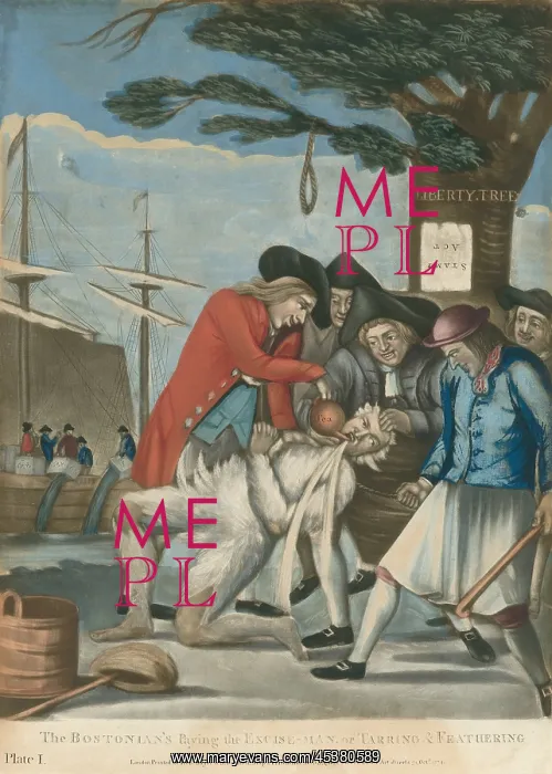: The Bostonians Paying the Excise-man, or Tarring : The Bostonians Paying the Excise-man, or Tarring