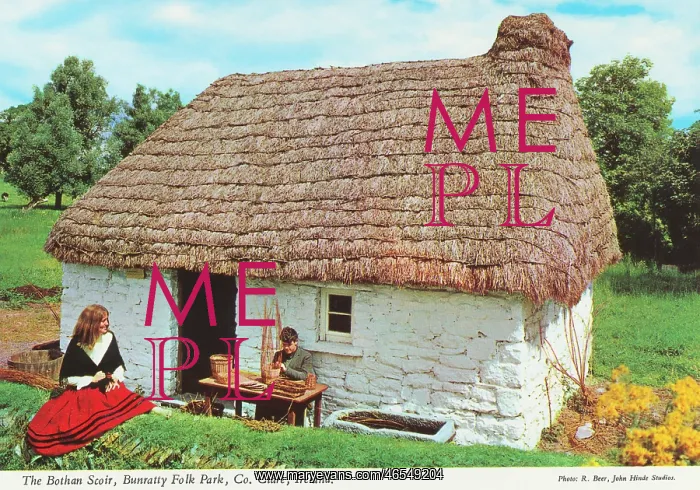 : Bothan Scoir, Bunratty Folk Park, County Clare, Ireland : Bothan Scoir, Bunratty Folk Park, County Clare, Ireland