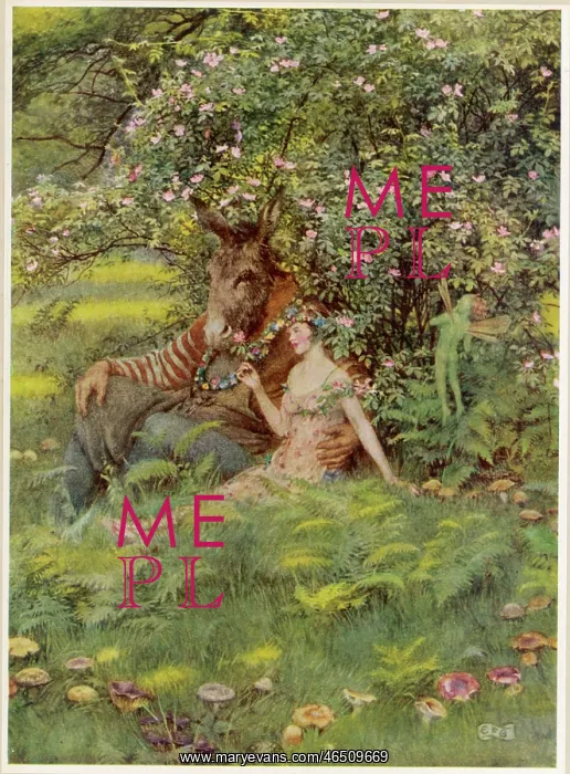 : Bottom, Titania & Puck, Midsummer Night's Dream : Bottom, Titania & Puck, Midsummer Night's Dream