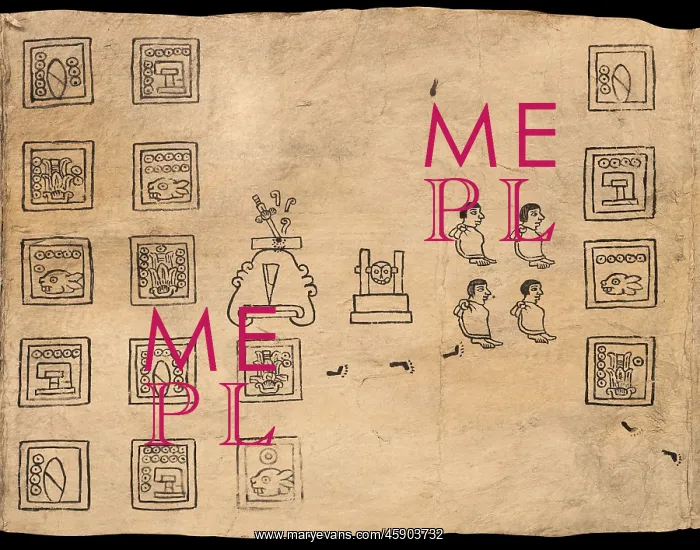 : Boturini Codex, Museo Nacional de Antropologia, Mexico City : Boturini Codex, Museo Nacional de Antropologia, Mexico City