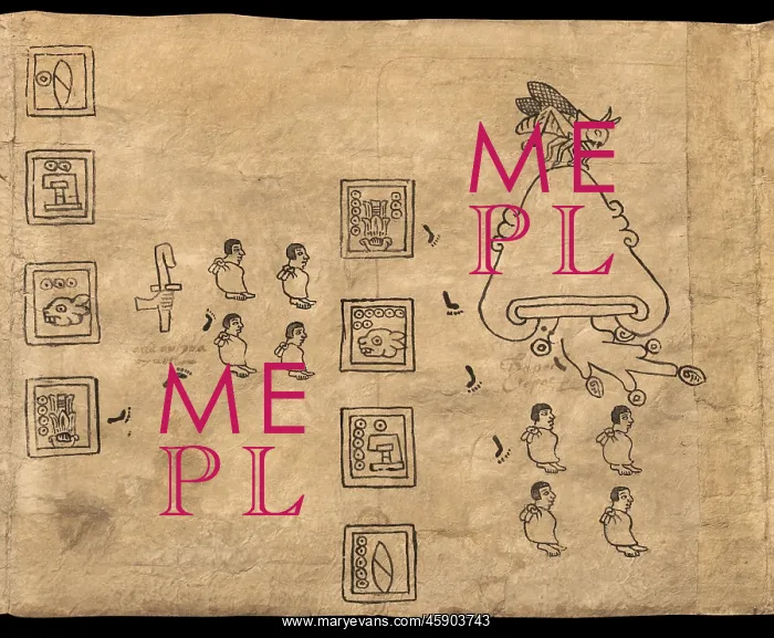 : Boturini Codex, Museo Nacional de Antropologia, Mexico City : Boturini Codex, Museo Nacional de Antropologia, Mexico City