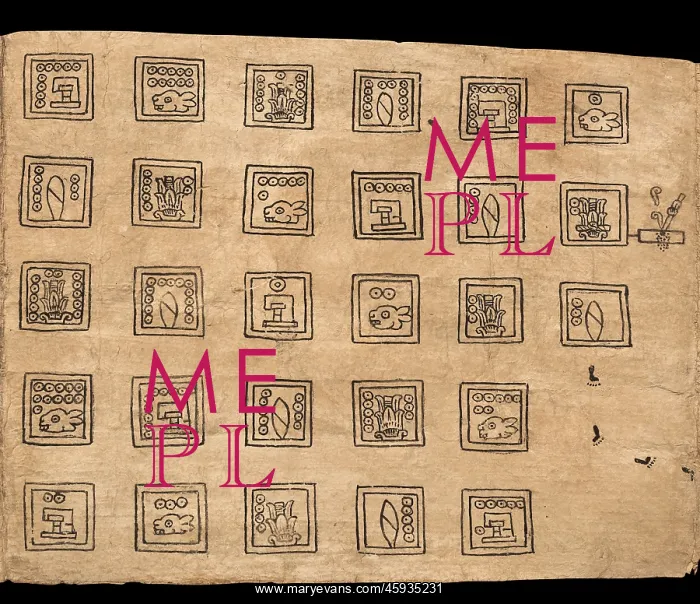 : Boturini Codex, Museo Nacional de Antropologia, Mexico City : Boturini Codex, Museo Nacional de Antropologia, Mexico City