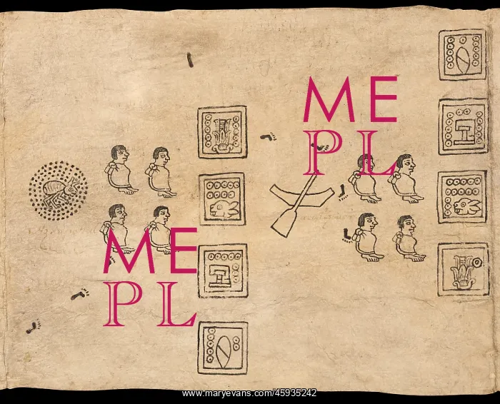 : Boturini Codex, Museo Nacional de Antropologia, Mexico City : Boturini Codex, Museo Nacional de Antropologia, Mexico City