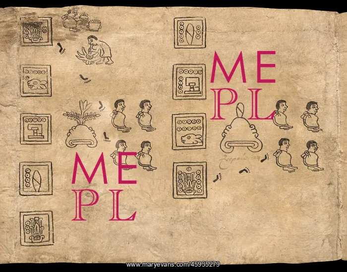 : Boturini Codex, Museo Nacional de Antropologia, Mexico City : Boturini Codex, Museo Nacional de Antropologia, Mexico City