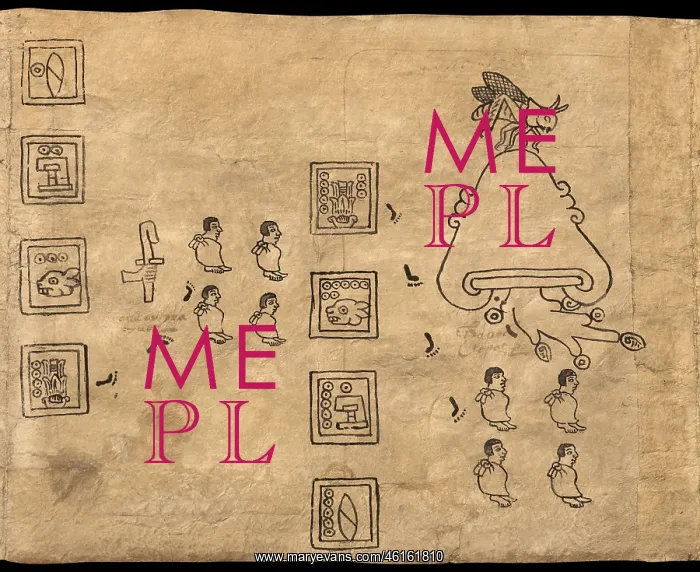 : Boturini Codex, Museo Nacional de Antropologia, Mexico City : Boturini Codex, Museo Nacional de Antropologia, Mexico City